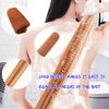 African Net Long Bathing Sponge,Net Exfoliating Back Scrubber for Body,Exfoliating Back Towel,Pack of 1 (Brown)