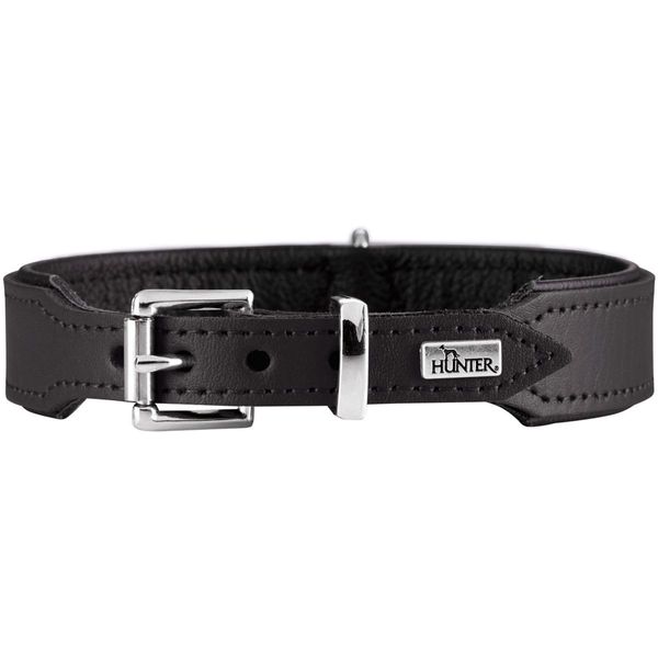 Hunter Hundehalsband Basic,30-34,5 cm, black