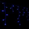 WeRChristmas Snowing Icicle Christmas Lights String with 360-LED Chasing/Static Settings with 19 m Cable - Blue