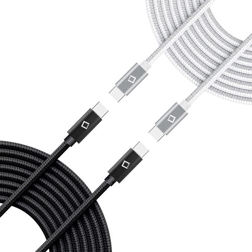 Dual USB-C/PD 60W Fast Charging Cord Compatible with Sony Xperia M Ultra Plus 5Gbps Data Transfer for Power Delivery Hi Capacity Charging (White)