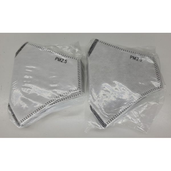 TWENTY 3D Cutting PM 2.5 Activated Carbon Filter Insert, 5 layers Mask Insert