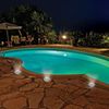 4 Pack Solar Powered Pathway Night Light Waterproof Weatherproof Outdoors Pool