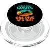 Making Waves One Dive at a Time Dock Diving PopSockets PopGrip for MagSafe
