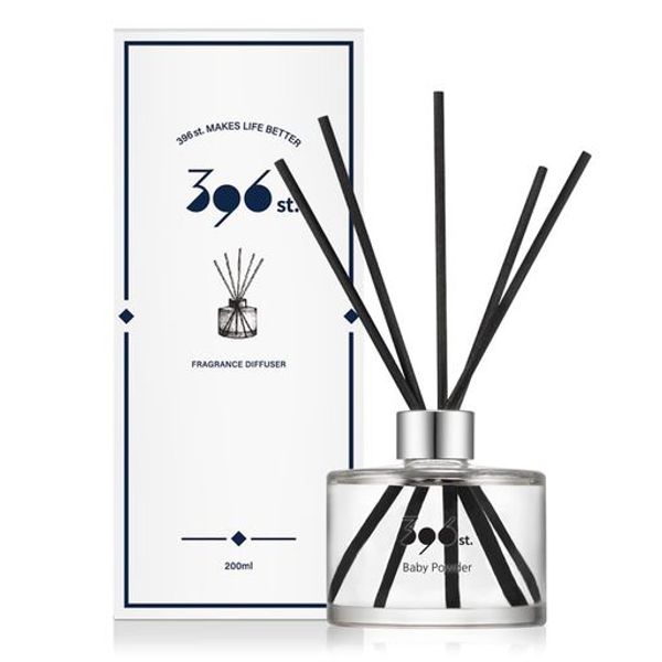 396 ST. Signature Reed Diffuser 200ML Baby Powder (BABY POWDER) Room Fragrance - Gift for Women Birthday Anniversary Incense Sticks Gift Popular