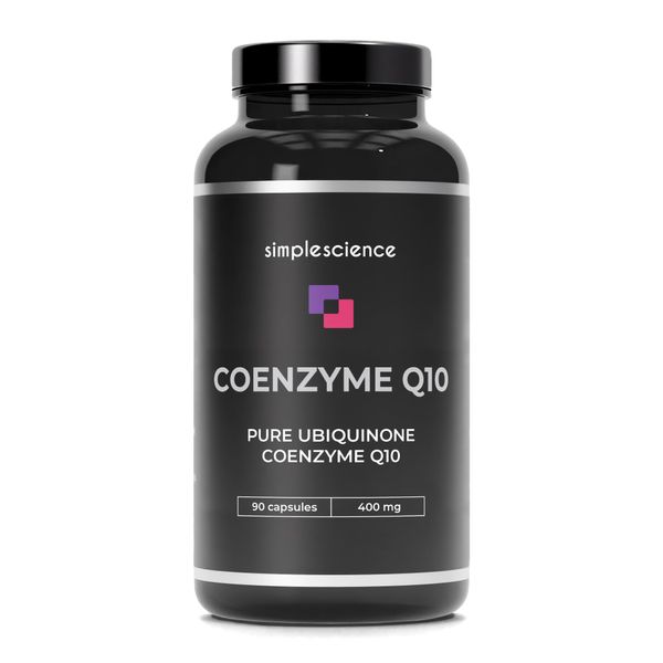 Ultra Pure CoQ10 400MG | 90 Servings | >99% Ubiquinone Coenzyme Q10 | High Strength Antioxidant Supplement | Lab Tested | Naturally Fermented | UK-Manufacture, GMP and Non-GMO