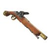 Denix 18th Century Flintlock Pistol with Brass Ornate Handle Butt - Non-Firing Replica