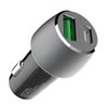 PRO 33 Watt Car Kit Compatible with Bose Frames Alto Plus Data, Durable Quick Adaptive Fast Charging Dual USB-C/MicroUSB Long 4ft Cables