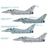 Italeri 1:72 - EF 2000 Typhoon, Gray,white,green,silver