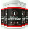 (5 Pack) BioBooster Testo Booster for Men, Bio Booster Performance + ed Pills