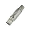 Partuto 2.36"x8"x11.81" Car Exhaust Flex Pipe with Welding Extension Pipe Replacement