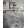 InstaShield Reusable Plastic Face Protection Shield For Baseball Caps 15pcs. Set