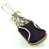 Sugilite Gemstone Sterling Silver Wire Wrapped Pendant 13