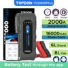 Topdon Booster VS2000 PLUS 2000Amp 12-Volt Safe Protection Lithium Pro Jump Star