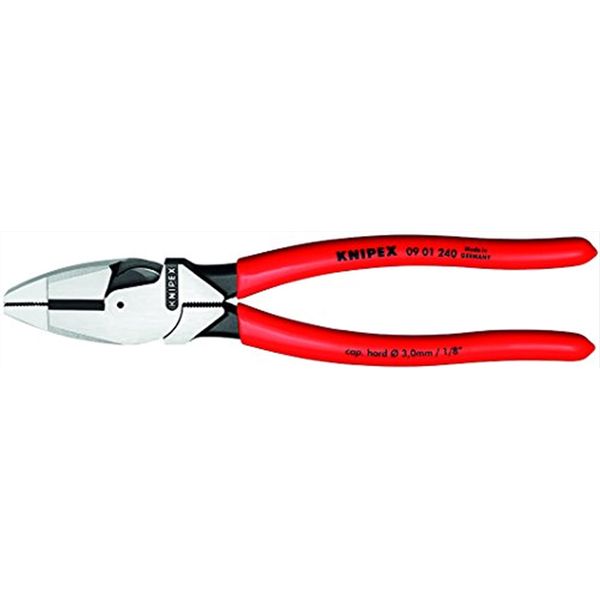 Knipex Tools LP - 0901240SBA 9.5-Inch Ultra-High Leverage Lineman's Pliers