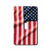 Off The Wall Plates - American Flag Decorative Acrylic Electrical Cover - Single Light Switch