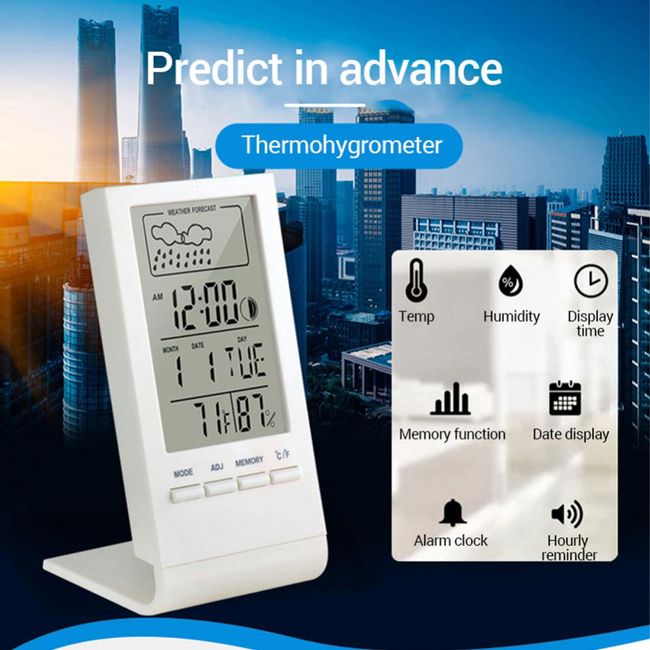 Newest Indoor Outdoor Temperature Thermometer, Min and Max Records for  Home, Office, Greenhouse Wholesale - China Temperature and Humidity Gauge,  Indoor Outdoor Temperature