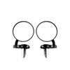 Motorcycle Motorcycle Bar End Mirror Left and Right 2 Piece Set Round Universal