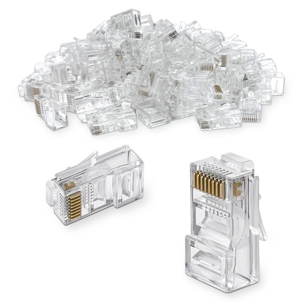 Waytex 37104 RJ45, Beutel, Transparent, 100 Stück