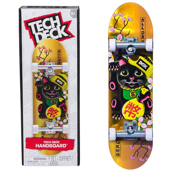 TECH DECK, DGK Handboard; Authentic Mini Skateboards, Kids Toys for Boys & Girls, Ages 6 and up (Hands Use Only)