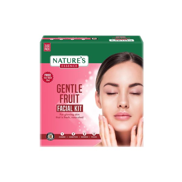 Nature's Essence Gentle Fruit Facial Kit (45Grams+30ML)