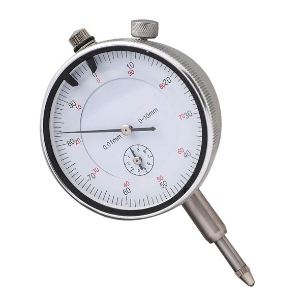 ULTECHNOVO Dial Test Indicator 0-10x0.01mm Probe Indicator Dial Test Gauge Precision Dial Measuring Tools High Resolution