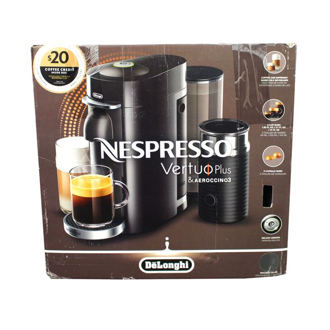 Nespresso Vertuo Plus & Aeroccino3 Coffee and Espresso Maker (Missing Frother)