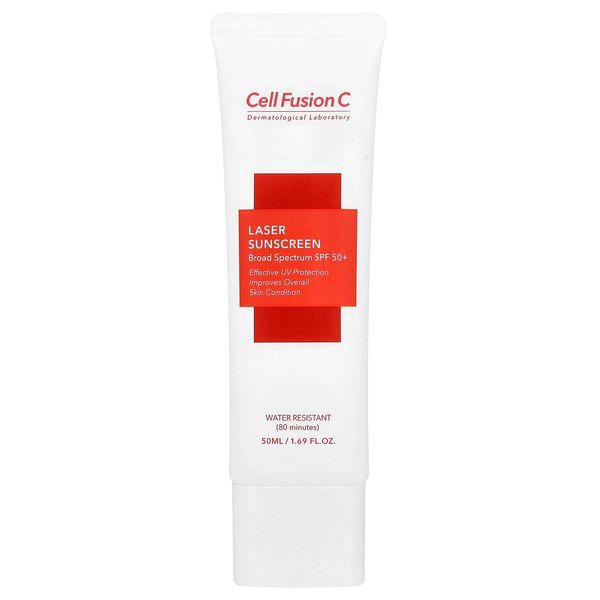 Laser Sunscreen, SPF 50+, 1.69 fl oz (50 ml)