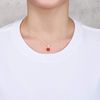 Philip Jones Sterling Silver Carnelian Gemstone Set