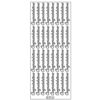 Ecstasy Crafts Deco Sticker Congratulations -Black