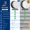 Smart Robot Vacuum and Mop Combo-  Soft and Hard Floors - White