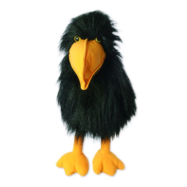 The Puppet Company - Large Birds - Crow Hand Puppet, 45 centimeters