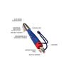 DeckMate 6-in-1 Boat Tool, Includes 2 Deck Keys, Shackle Key, Zipper Pull, Screwdriver, and Hex Tool