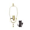 Aspen Creative 21011A, Make-A-Lamp Kit in Polished Brass, 1 Pack