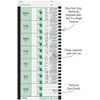 Lathem E8100 Time Clock Cards, For use with 800P Time Clock, One Sided, 4" x 9", 100 per Pack