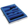 KR Multicase Black Aluminium Accessory case with Blue Foam Tray Set: for Hobby Tools