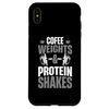 iPhone XS Max Funny Gym Cofee Weights & Protein Shakes Workout Case