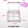 17 Pieces/Set Empty Makeup Palette Empty Lipstick Palette DIY Eyeshadow Powder Blush Lipstick Palette for Lipstick Lip Balm Eyeshadow Blusher