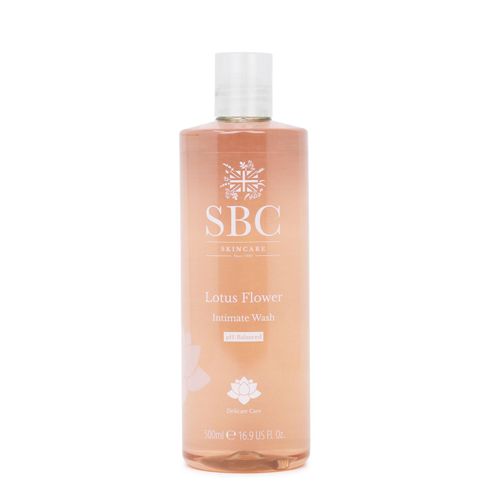 SBC Skincare - Intimate Gel with Lotus Flower - 500 ml - Helps reduce the feeling of dryness - Moisturises and balances the microflora - Shower Gel - Lotus Flower Intimate Wash