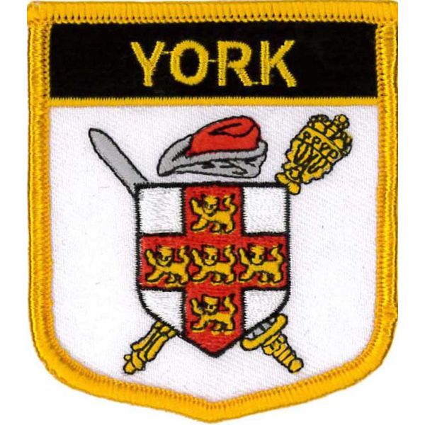 Klicnow York (Shield) Embroidered Patch 6cm X 7cm