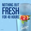 Secret Invisible Solid Antiperspirant and Deodorant, Sweet Nectarine Scent, 2.6 oz