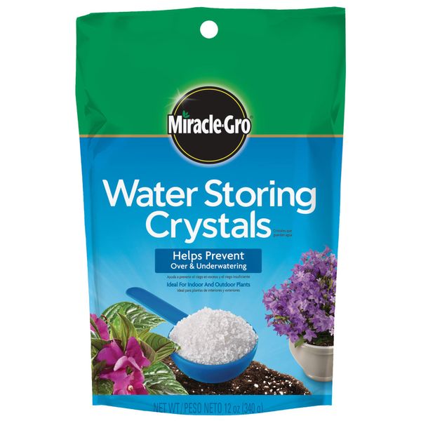 Miracle-Gro Water Storing Crystals, 12-Ounce, Limited edition