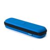 Triple Bristle™ Toothbrush Travel Case | Portable, Breathable & Hard Protection for Traveling, Camping, Office or Purse | Mesh Pocket for Accessories | Two Colors Blue and Pink (Blue)