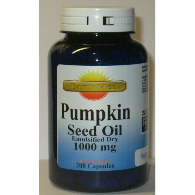 Pumpkin Seed Oil 1000 mg 200 Capsules  -  Prostate Health