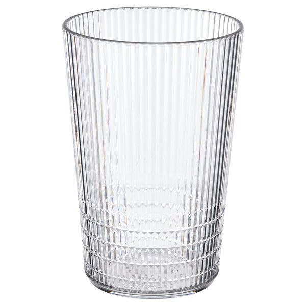 IKEA KALLSINNIG glass, 38 cl, transparent plastic