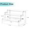 Acrylic Display Risers, 9.5'' Perfume Organizer Clear Riser 	9.5x6 inch