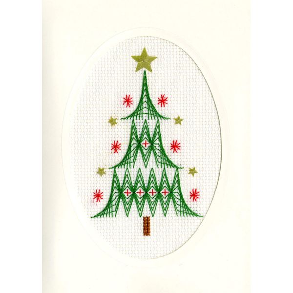 Bothy Threads Cross Stitch Kit - Christmas Card - Christmas Tree