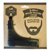 PMS 3 in 1 Beard Shaper Comb and Brush