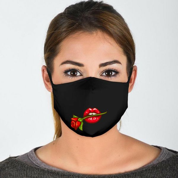 Rose Lips  Fun Cotton Face Covering/Masks. Washable, Comfortable Fit