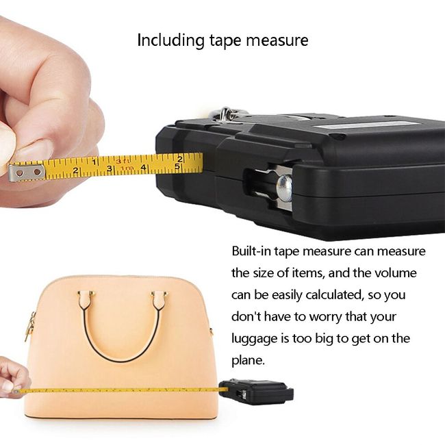 Portable Electronic Luggage Scale, Digital Hanging Hook Baggage
