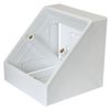 CONEC2, Angled Surface BACKBOX, 1 Gang, Wall Plates and Floor Boxes Audio Visual Cable, Qty X 1 | CLB-2770